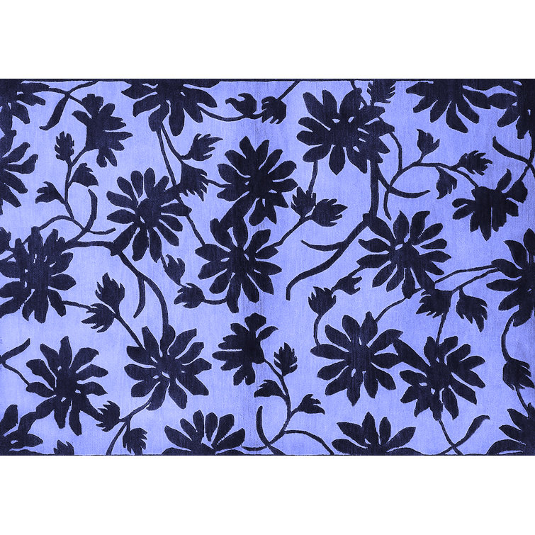 Canora Grey Jexiel Blue/Black Rug Wayfair